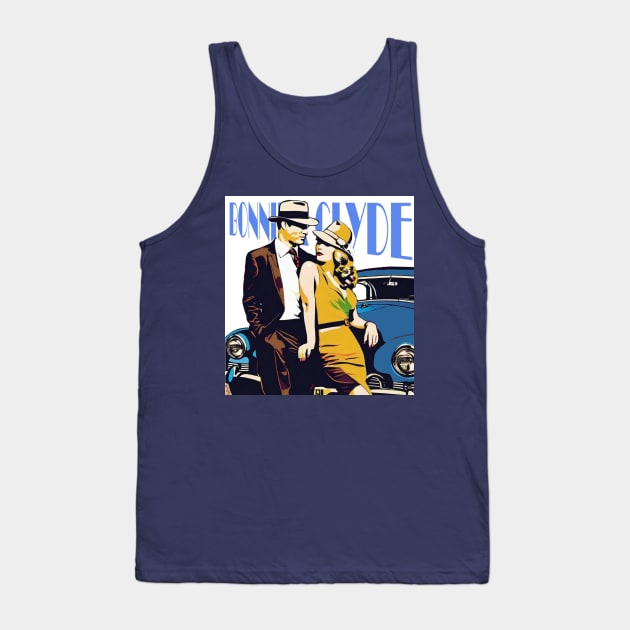 Bonnie and Clyde Tank Top by A.i. Monster Designs